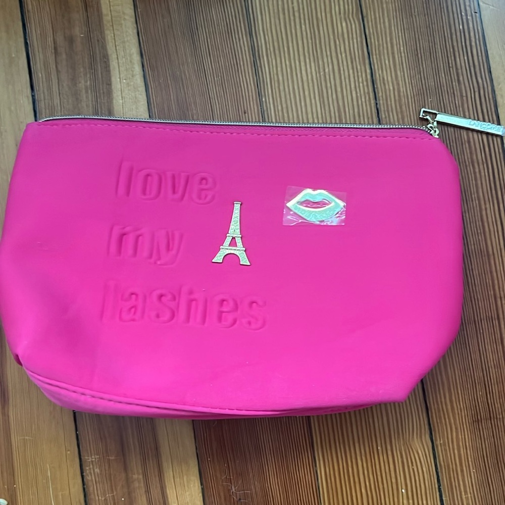 Lancôme Pink Love My Lashes Cosmetic Make-Up Bag